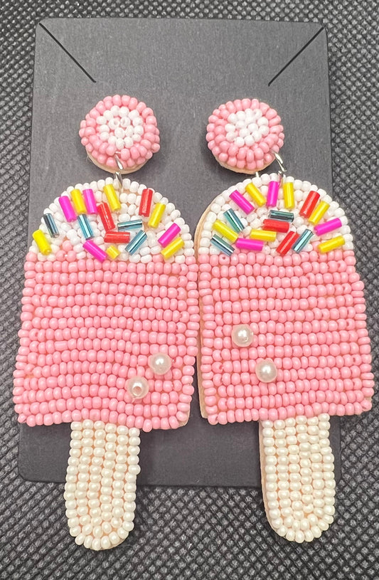 Ice cream earrings