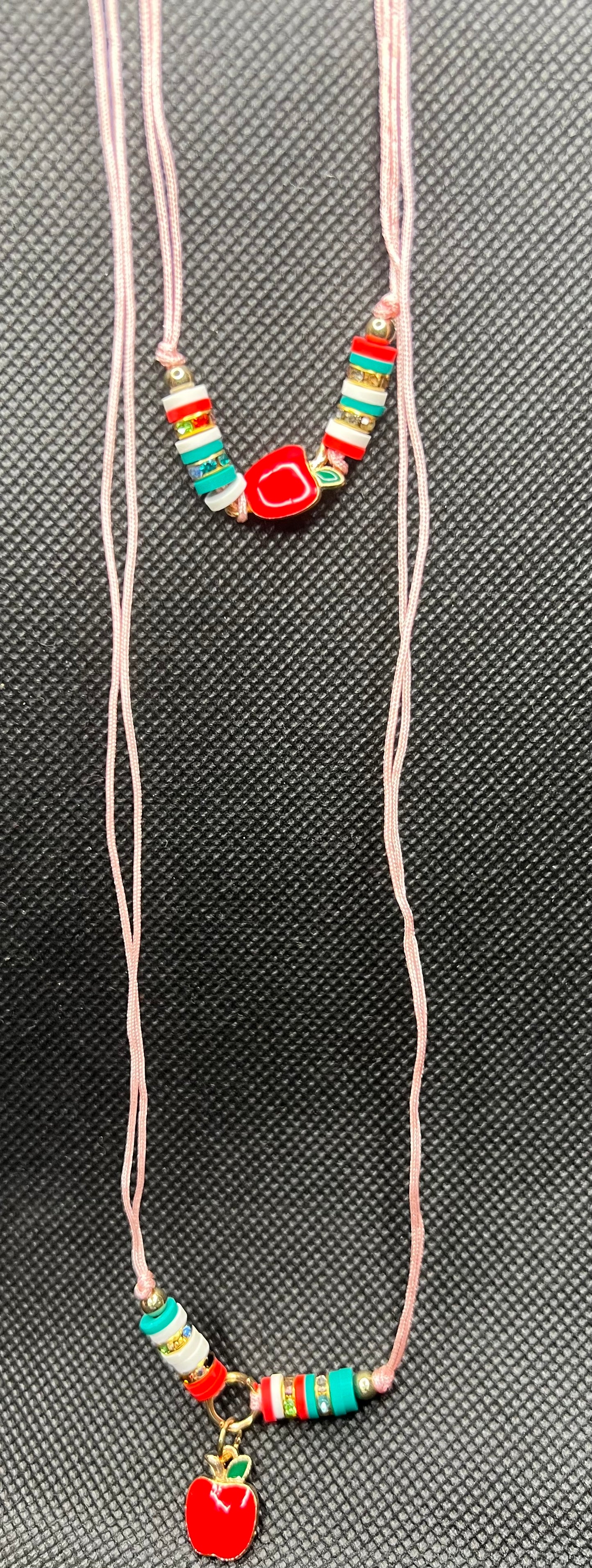 Teacher inspired necklace and bracelet