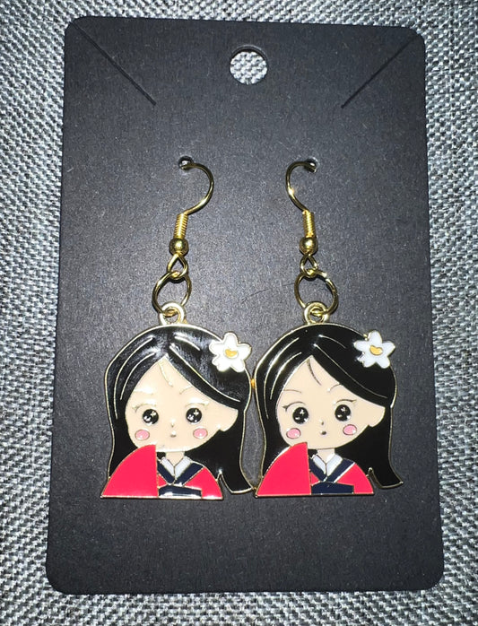 Mulan warrior earrings