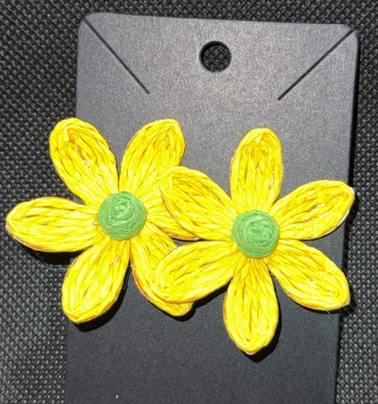 Flower earrings