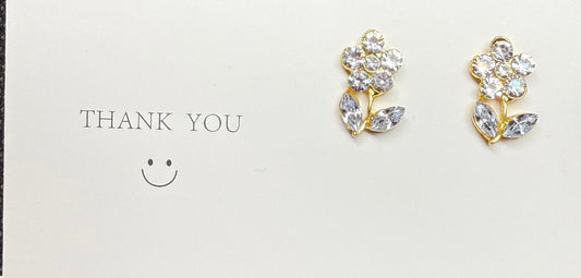 Flower earrings