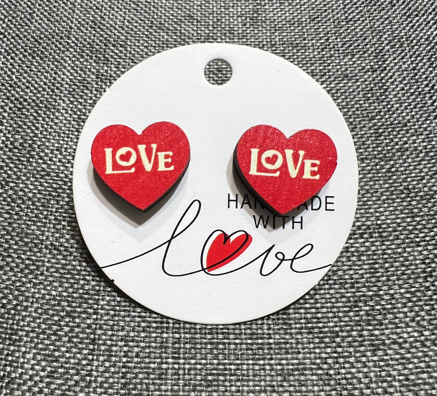 Valentines earrings