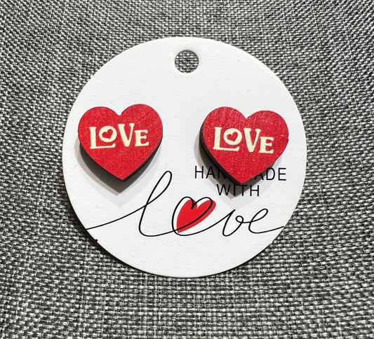 Valentines earrings