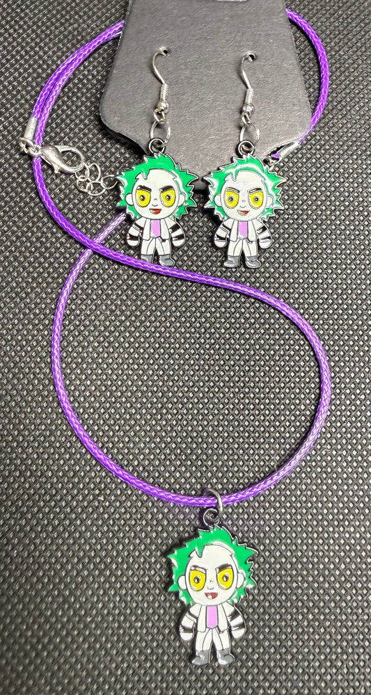Halloween earrings and necklaces set