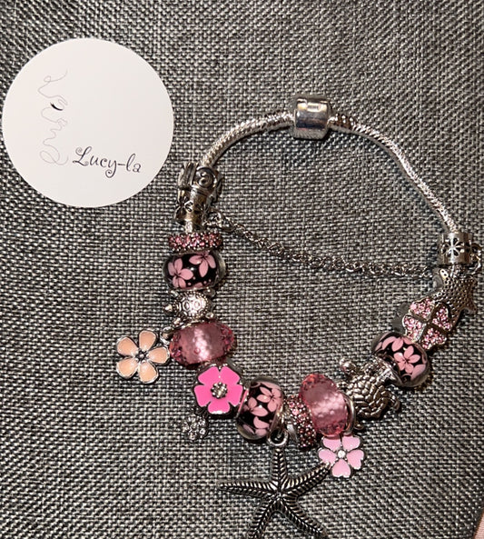 Pink lovers bracelet