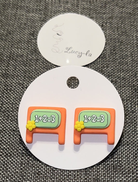 Back to school earrings