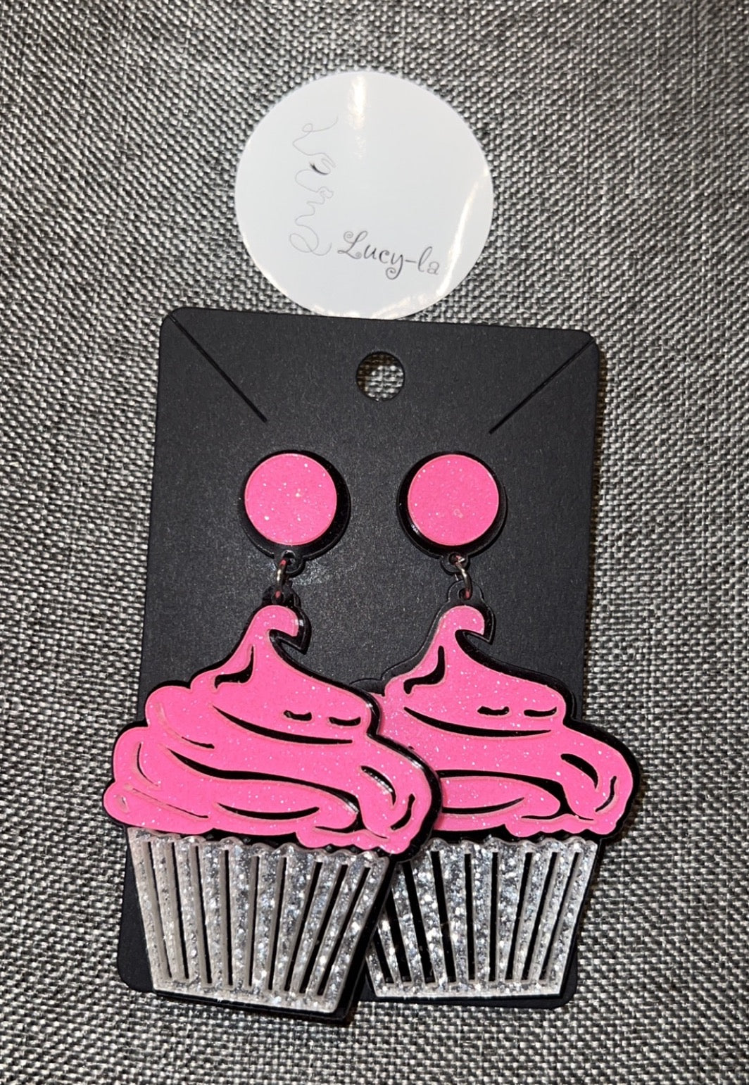 Cupcake earrings