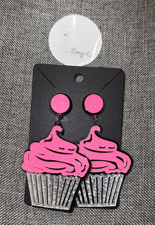 Cupcake earrings