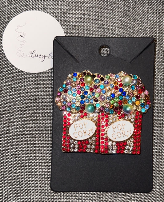 Popcorn earrings