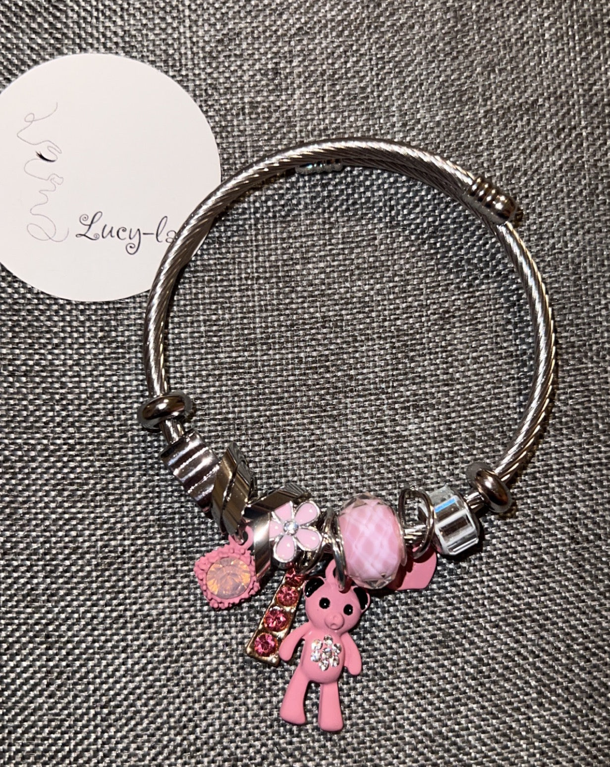 Barbie pink bracelet