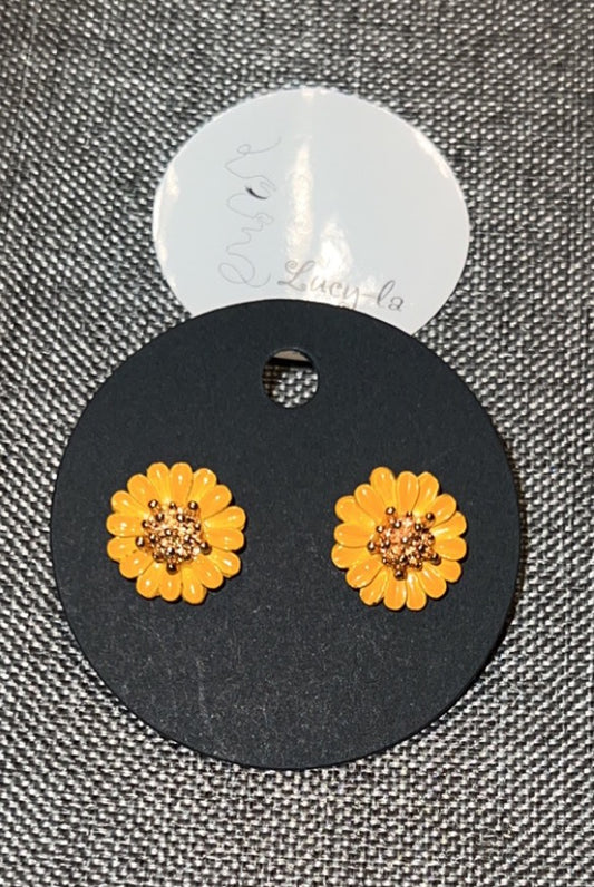 Flower earrings