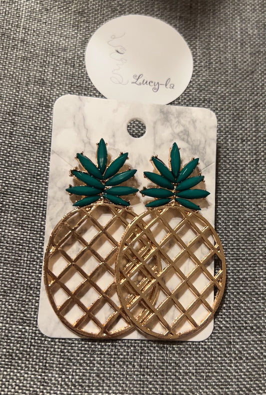 Pineapple earrings