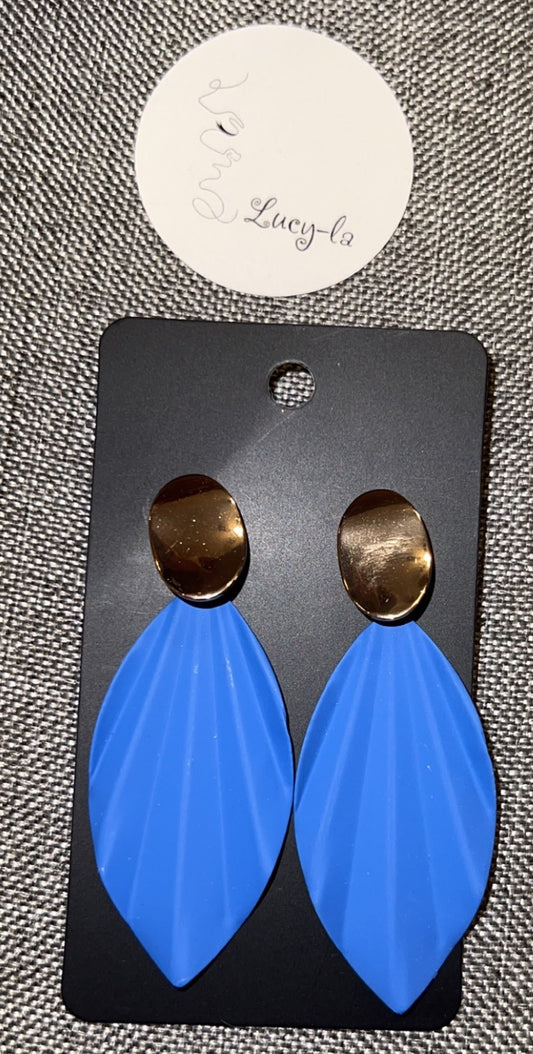 Blue earrings