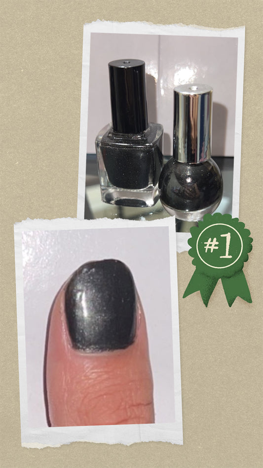 Black night nail polish