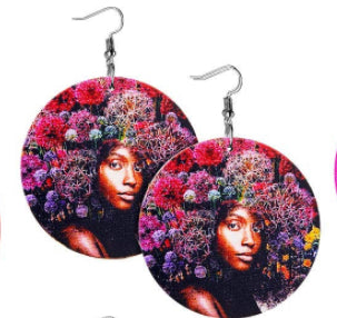 Powerful woman earrings