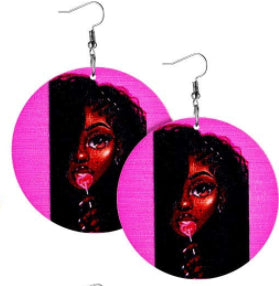 Powerful woman earrings