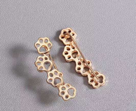 Paw earrings