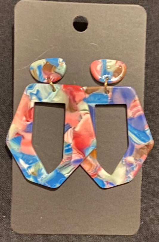 colorful earrings