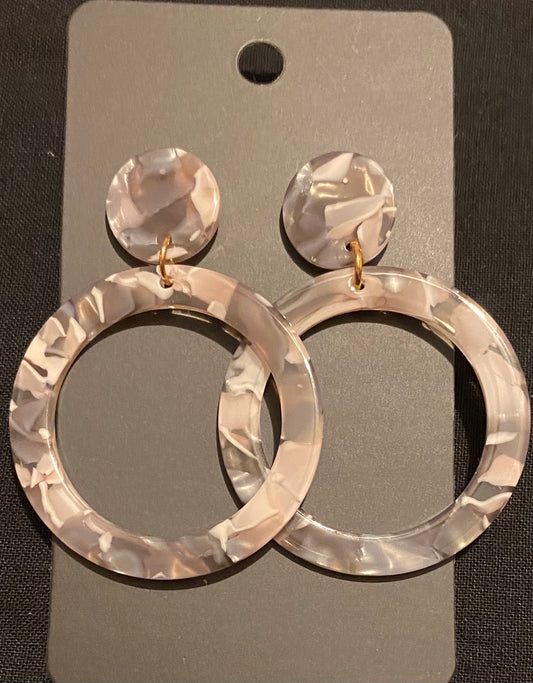 Marble earrings