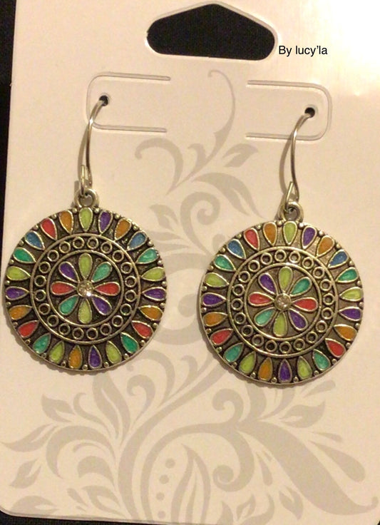 Colorful earrings