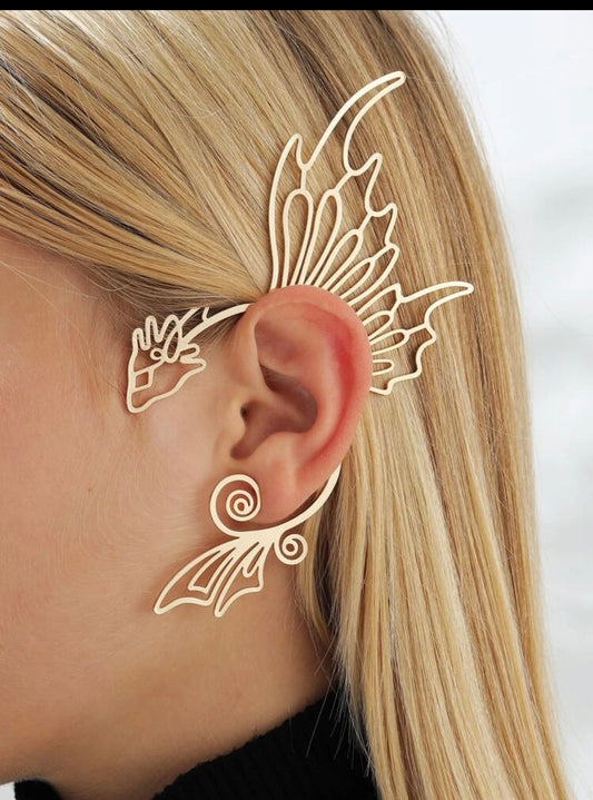 Dragon ear cuff