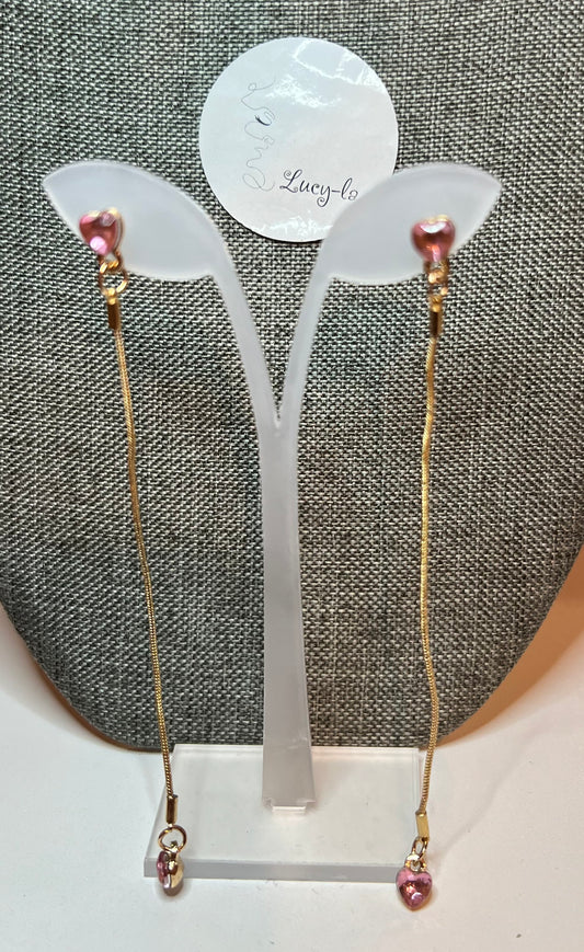 Heart Long earrings