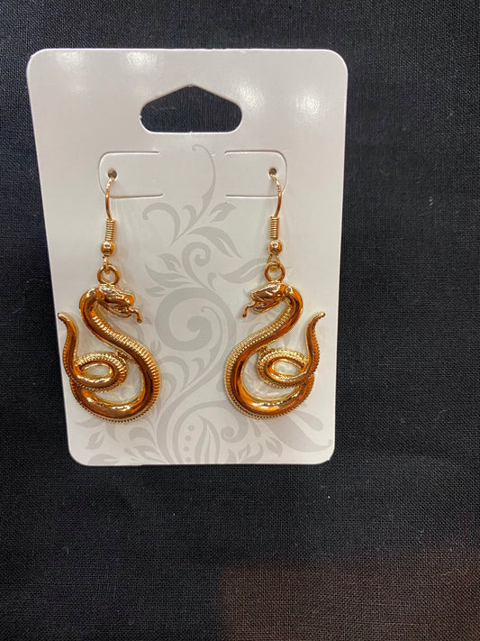 Snake earrings