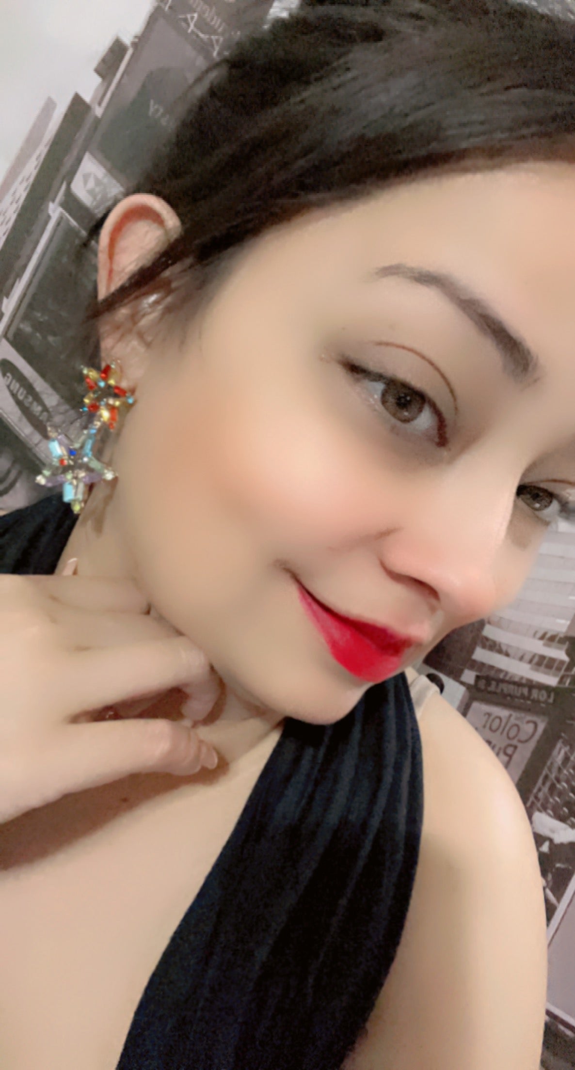 Colorful Star earrings