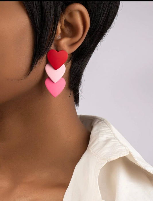 3 ways of love earrings