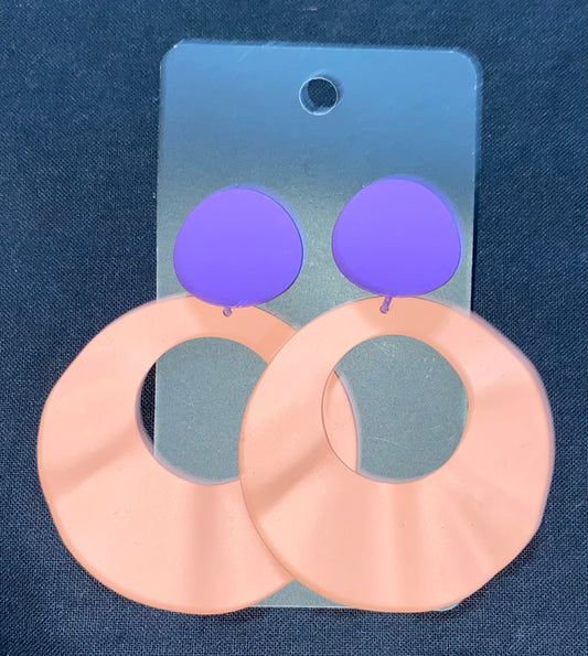 Circle earrings