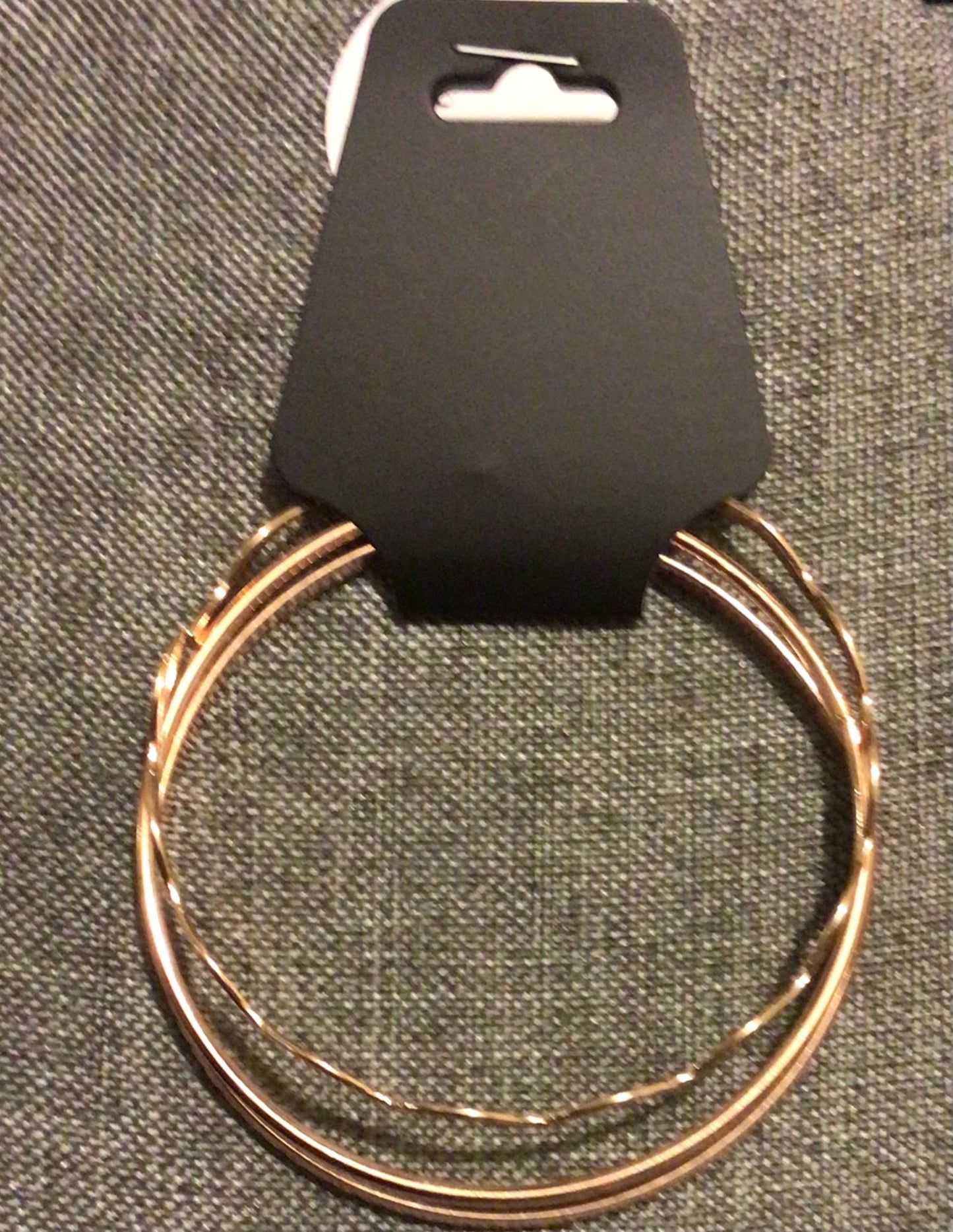 Gold rose trio bracelet