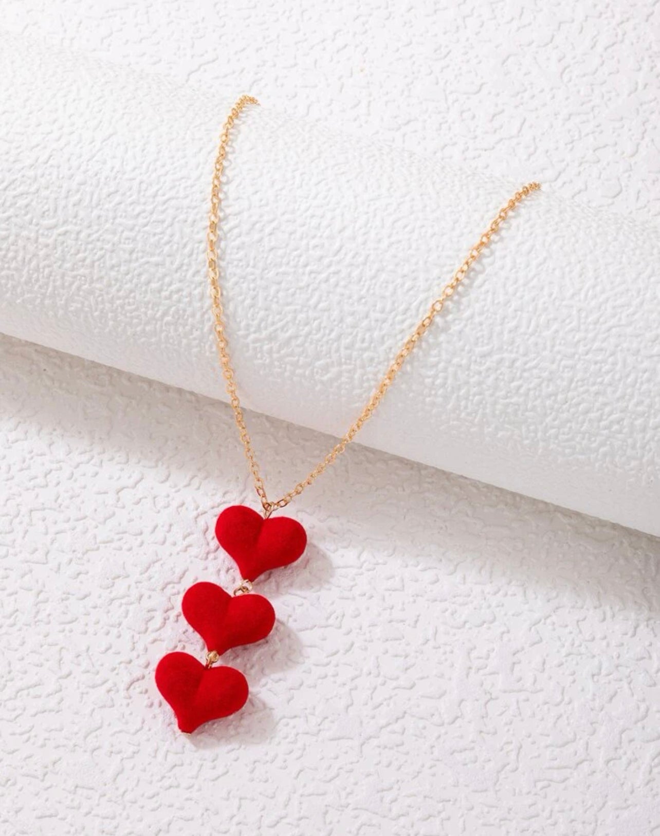 Trio heart necklace
