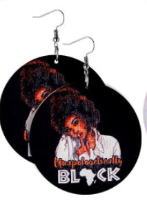 Powerful woman earrings