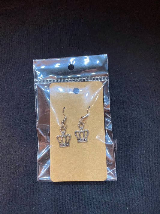 Crown earrings