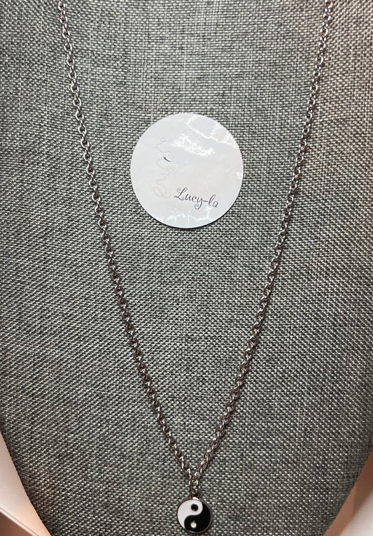 Ying yang necklace