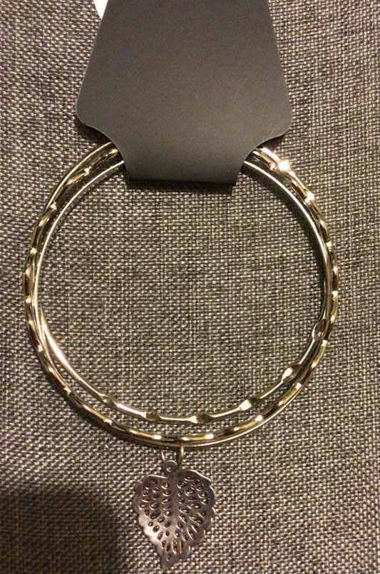 Silver trio bracelet