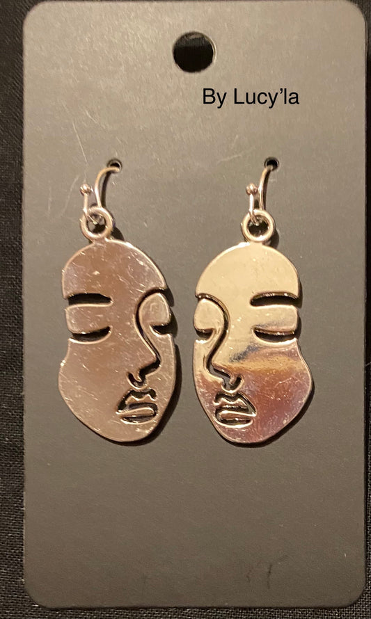 Face earrings