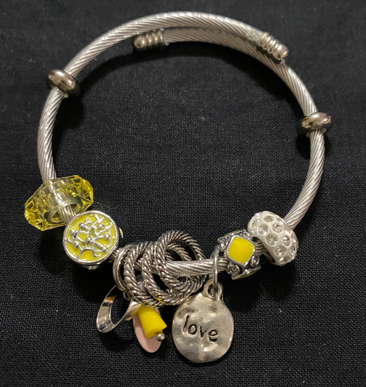 Yellow bracelet