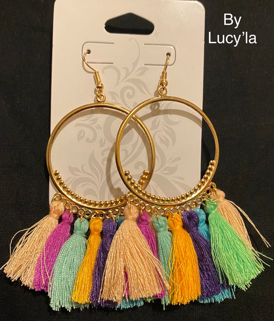 Colorful earrings