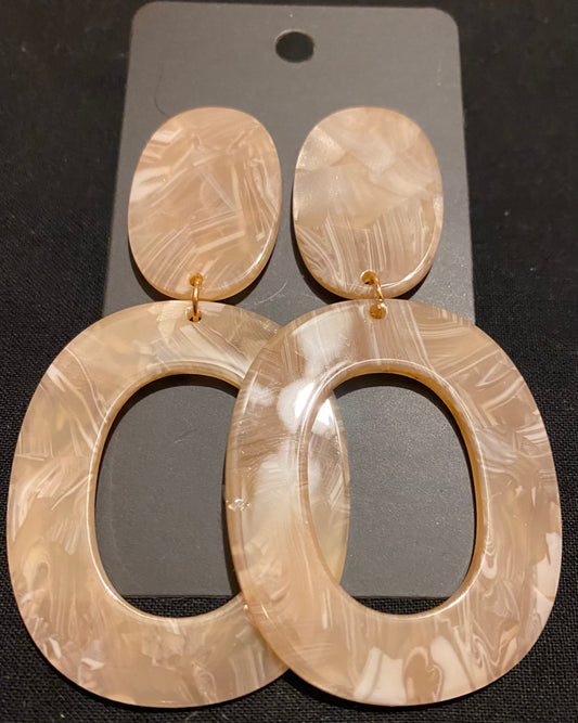 Marble earrings