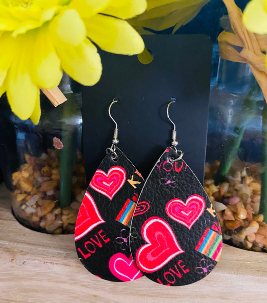 Valentines earrings