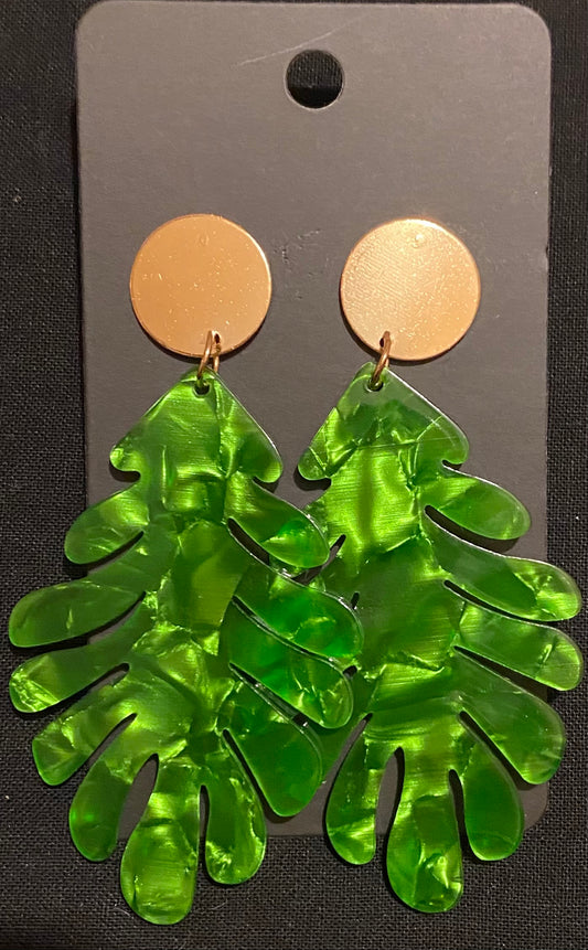 Leaf earrings