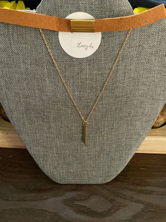 Doble necklace chocker and long necklace