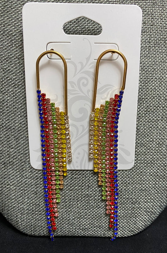 Rainbow earrings