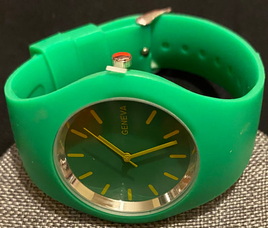 Silicone hand watch for women