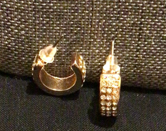 Gold earrings