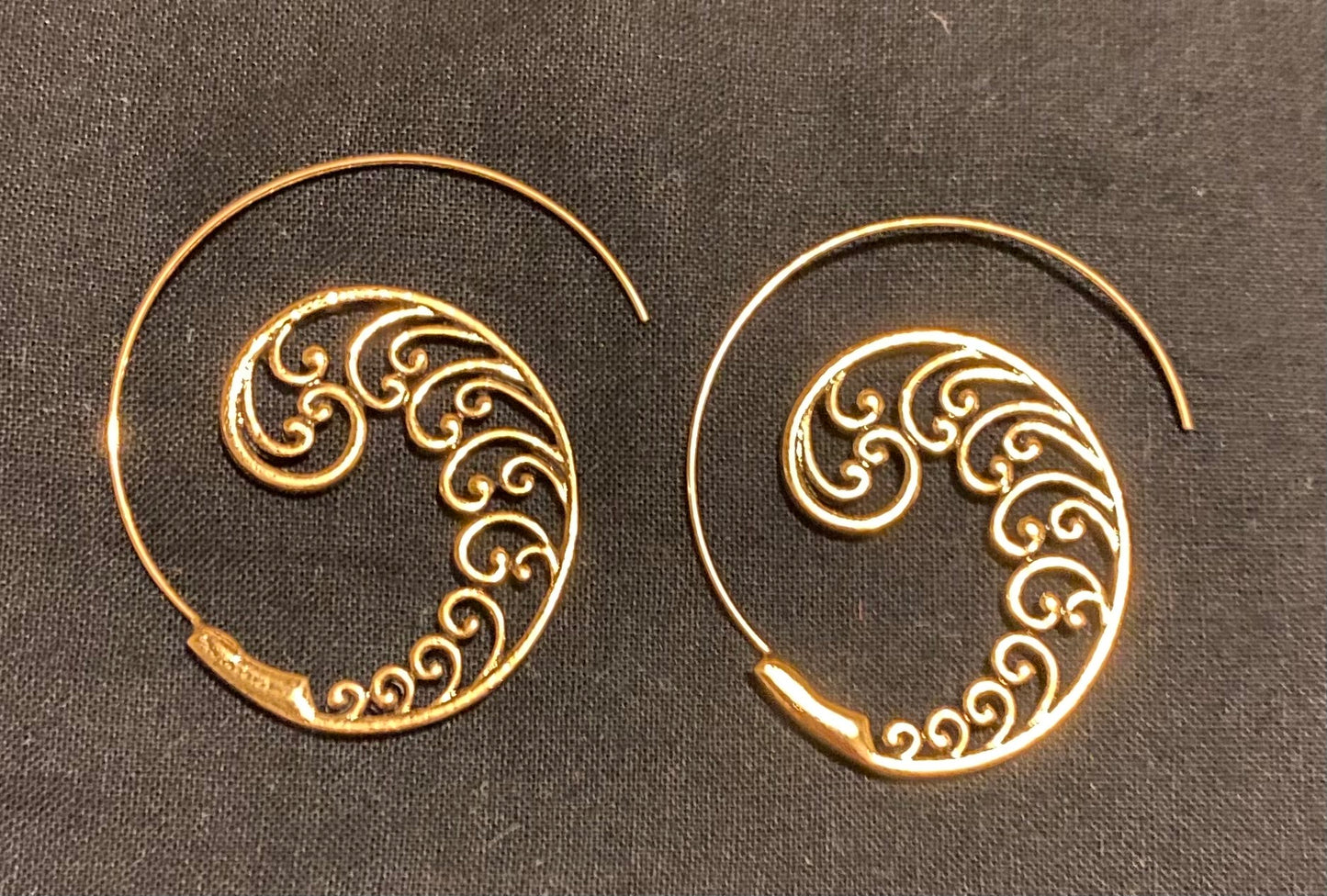 Spiral earrings