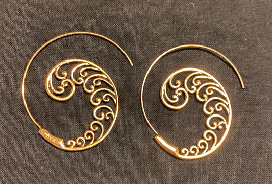 Spiral earrings