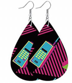 80 style earrings